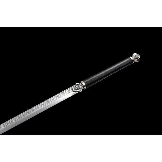 China sword Handmade /functional/sharp/ 骷髅王战刃/ZH7