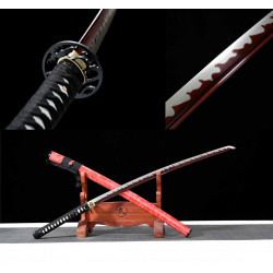 hand forged Japanese katana swords/functional/sharp/ 红莲/HW15