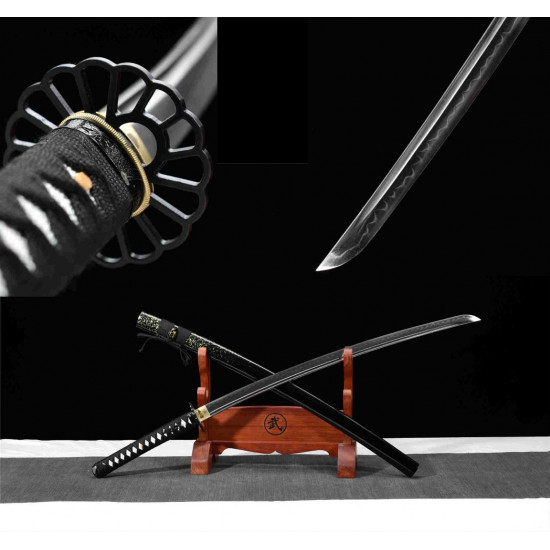 hand forged Japanese katana swords/functional/sharp/ 天青藤/HW32 hand forged Japanese katana swords/functional/sharp/ 天青藤/HW32