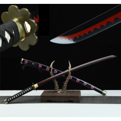 One Piece sword Handmade / Animation/anupdated  version/One piece/Black knife autumn water/黑刀秋水/LR48