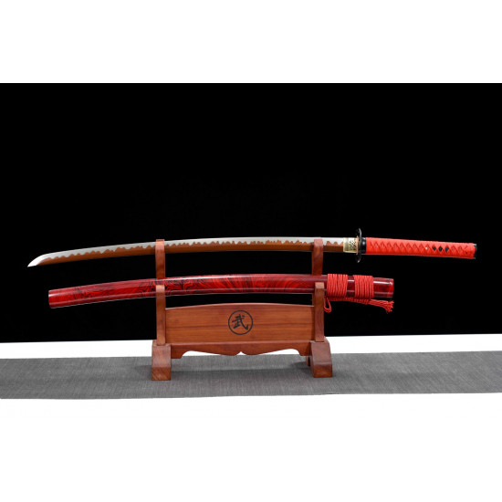 hand forged Japanese katana swords/functional/sharp/ 气势如虹/HW25