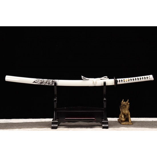 Masterpiece Hand Forged Japanese Katana Swords Functional Sharp 鬼剑 Ss10