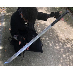 China sword Handmade /functional/sharp/ 暗黑龙魂/HH12