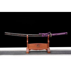 Masterpiece /hand forged Japanese katana swords/functional/sharp/ 紫嫣/SS03
