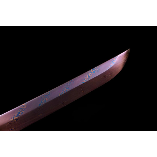 Masterpiece /hand forged Japanese katana swords/functional/sharp/ 紫嫣/SS03