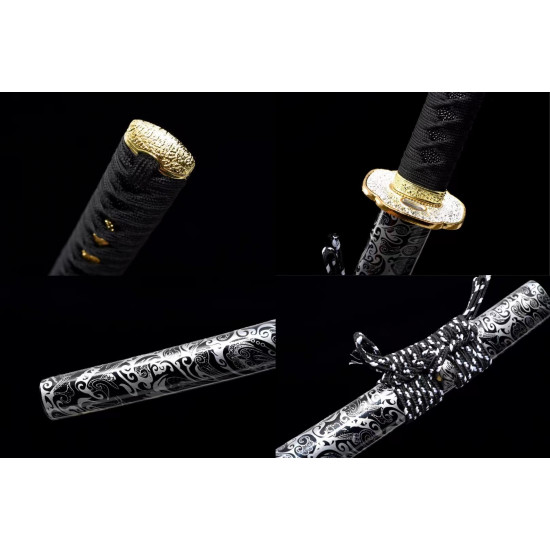 hand forged Japanese katana swords/functional/sharp/ 烈焰武士/CC11