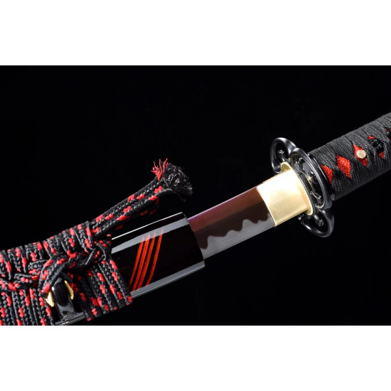 Short knife hand forged Japanese katana swords/functional/sharp/ 一缕红/CC32