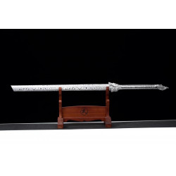 China sword Handmade /functional/sharp/ 银色狼王/CC80