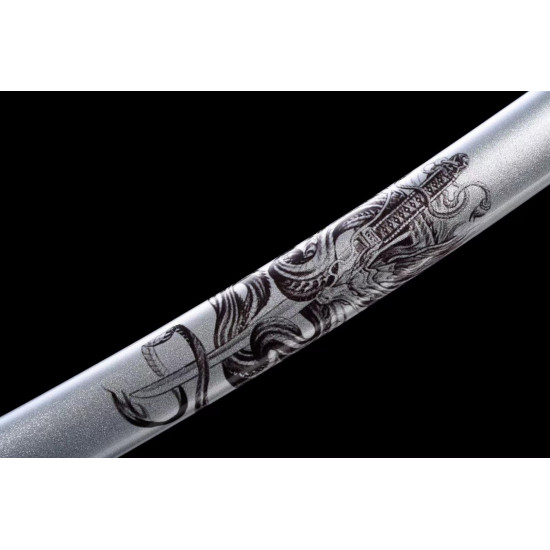 Short knife hand forged Japanese katana swords/functional/sharp/ 弑龙肋差/CC66