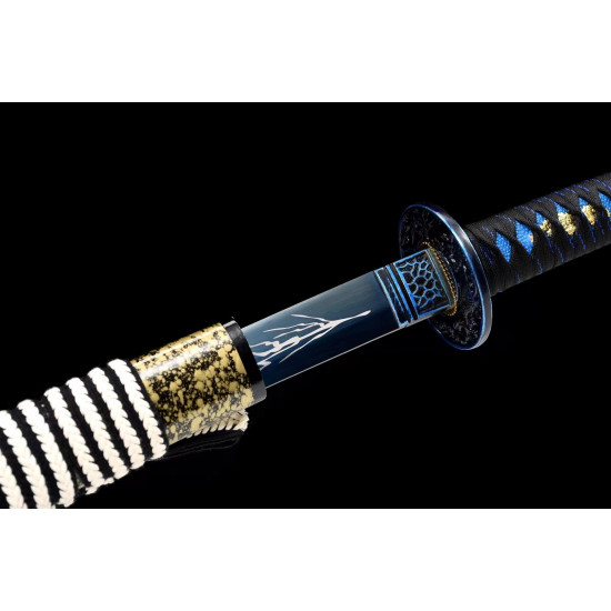 hand forged Japanese katana swords/functional/sharp/ 疾雷武士/M11