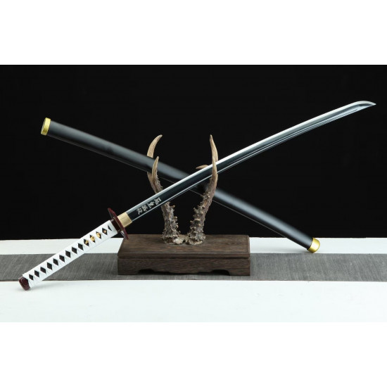 Longquan sword Handmade / Animation/anupdated version/Demon Slayer/Second Edition/ Tomioka Giyuu ZS65