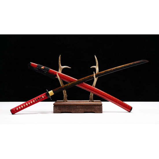 hand forged Japanese katana swords/functional/sharp/ 红鸢/A51