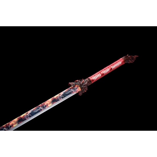 China sword Handmade /functional/sharp/ 烈火燎原刀/A52