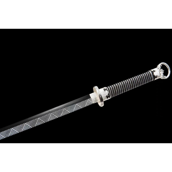 China Tang sword Handmade /functional/sharp/ 银羽/A53