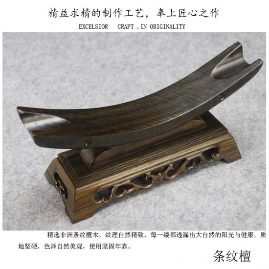 Chinese ivory rack ornaments base mahogany craft base black catalpa solid wood wishful frame/ 象牙架/G1