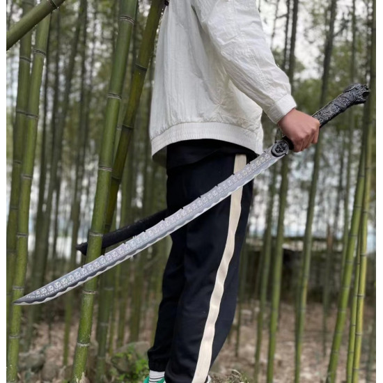 China sword Handmade /functional/sharp/ 木龙刀/B03 China sword Handmade /functional/sharp/ 木龙刀/B03