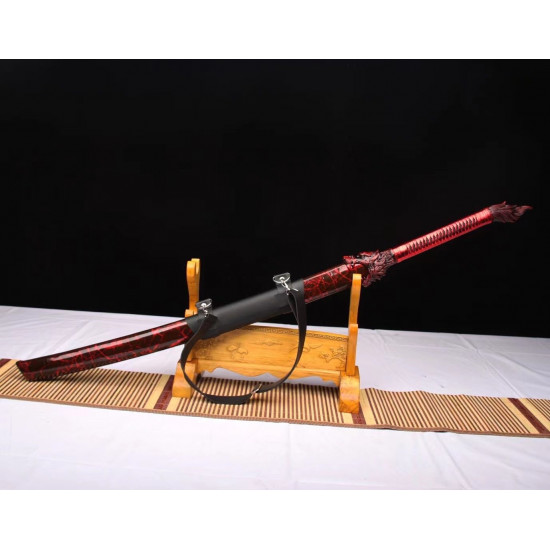 China sword Handmade /functional/sharp/ 双龙战狼/X01 China sword Handmade /functional/sharp/ 双龙战狼/X01