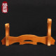 Peachwood bracket with base sword frame solid wood carving axe ornaments Wooden bracket town house support horizontal/ 桃木支架/G3