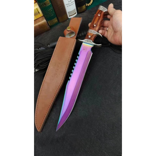 Battle knife Handmade /functional/sharp /紫光 K1