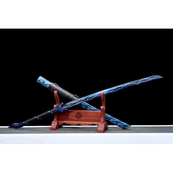 China sword Handmade /functional/sharp/ 极致电狼刀/K4