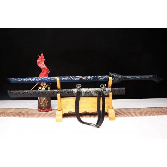 China sword Handmade /functional/sharp/ 撕裂雷霆/L3 China sword Handmade /functional/sharp/ 撕裂雷霆/L3
