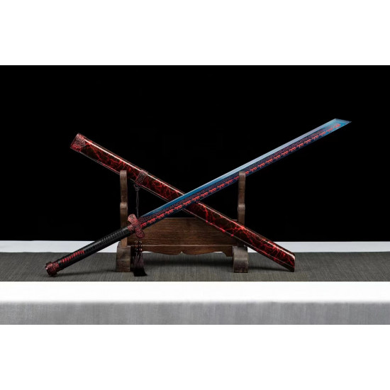 China sword Handmade /functional/sharp/ 业火/L15