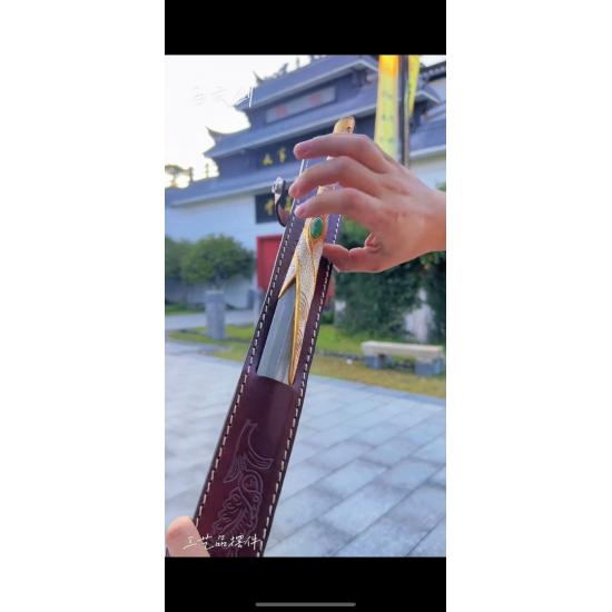 China sword Handmade /functional/sharp/ 白衣剑/P99