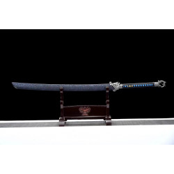 China sword Handmade /functional/sharp/ 幽蓝/K16