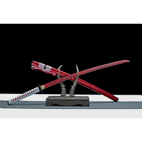 hand forged Japanese katana swords/functional/sharp/ 红魔使者/K17