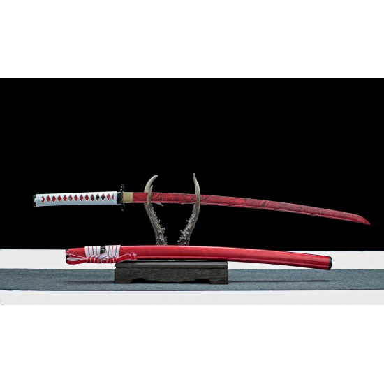 hand forged Japanese katana swords/functional/sharp/ 红魔使者/K17