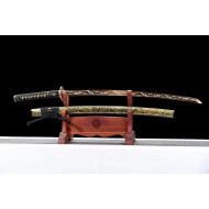 hand forged Japanese katana swords/functional/sharp/ 金碧辉煌/K18