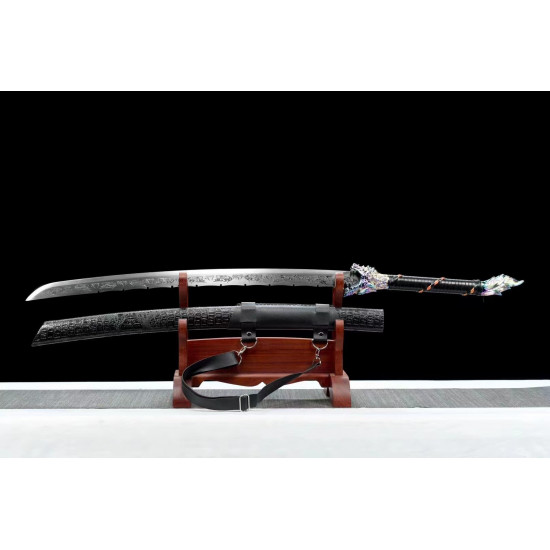 China sword Handmade /functional/sharp/ 大漠孤狼/K19