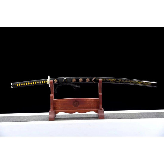 hand forged Japanese katana swords/functional/sharp/ 月下花影/K24