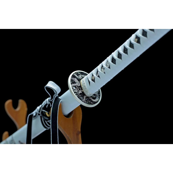 hand forged Japanese katana swords/functional/sharp/ 白魔龙虎/K25
